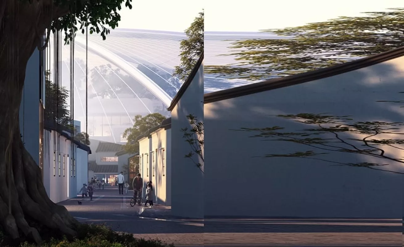 El pueblo bajo la cúpula (Fotos)