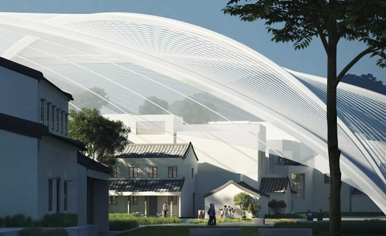 El pueblo bajo la cúpula (Fotos)