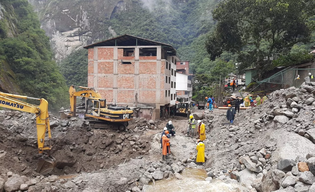 Así luce el pueblo de Machu Picchu tras inundación (Fotos)