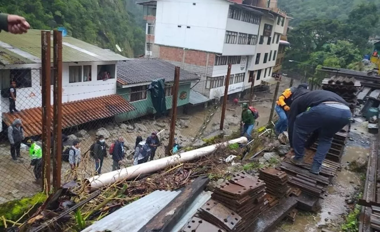 Así luce el pueblo de Machu Picchu tras inundación (Fotos)