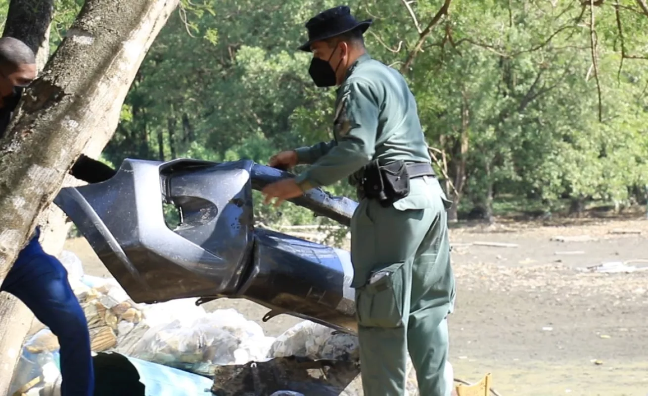 Tongos participan en jornada de recolección de basura 
