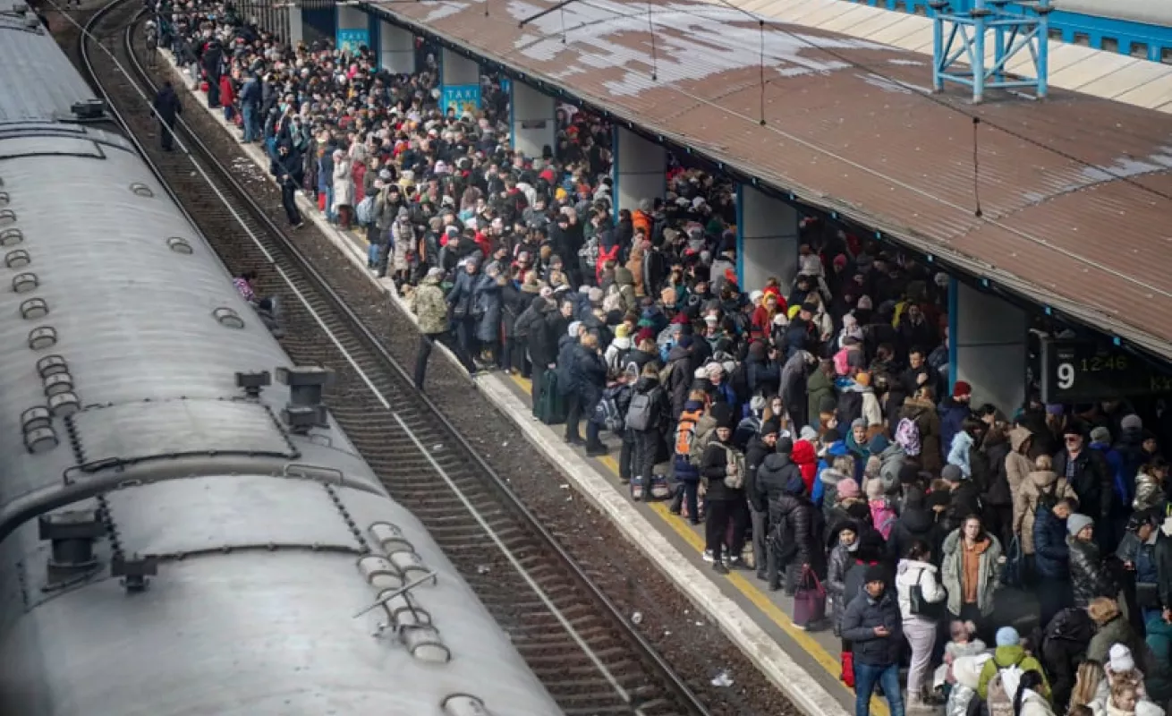 Devastación en la primera línea de los ataques rusos en Ucrania (Fotos)