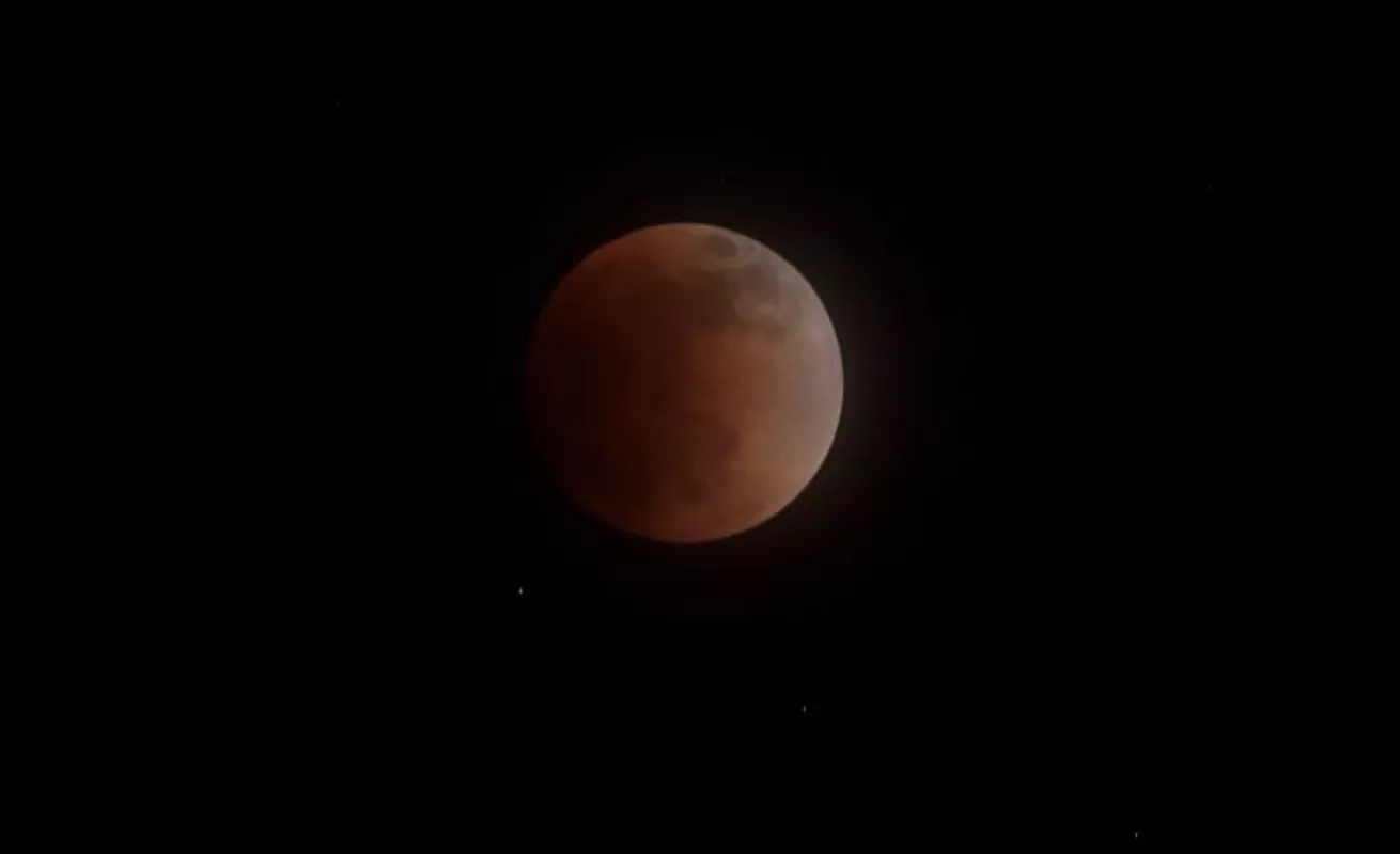 Así se apreció el eclipse total de luna en Panamá (Fotos)