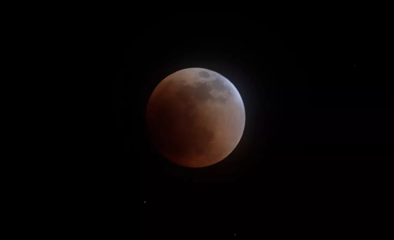 Así se apreció el eclipse total de luna en Panamá (Fotos)