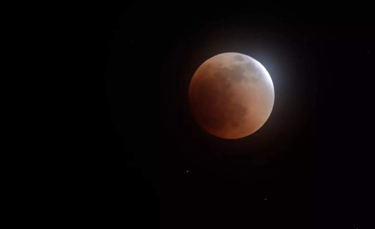 Así se apreció el eclipse total de luna en Panamá (Fotos)