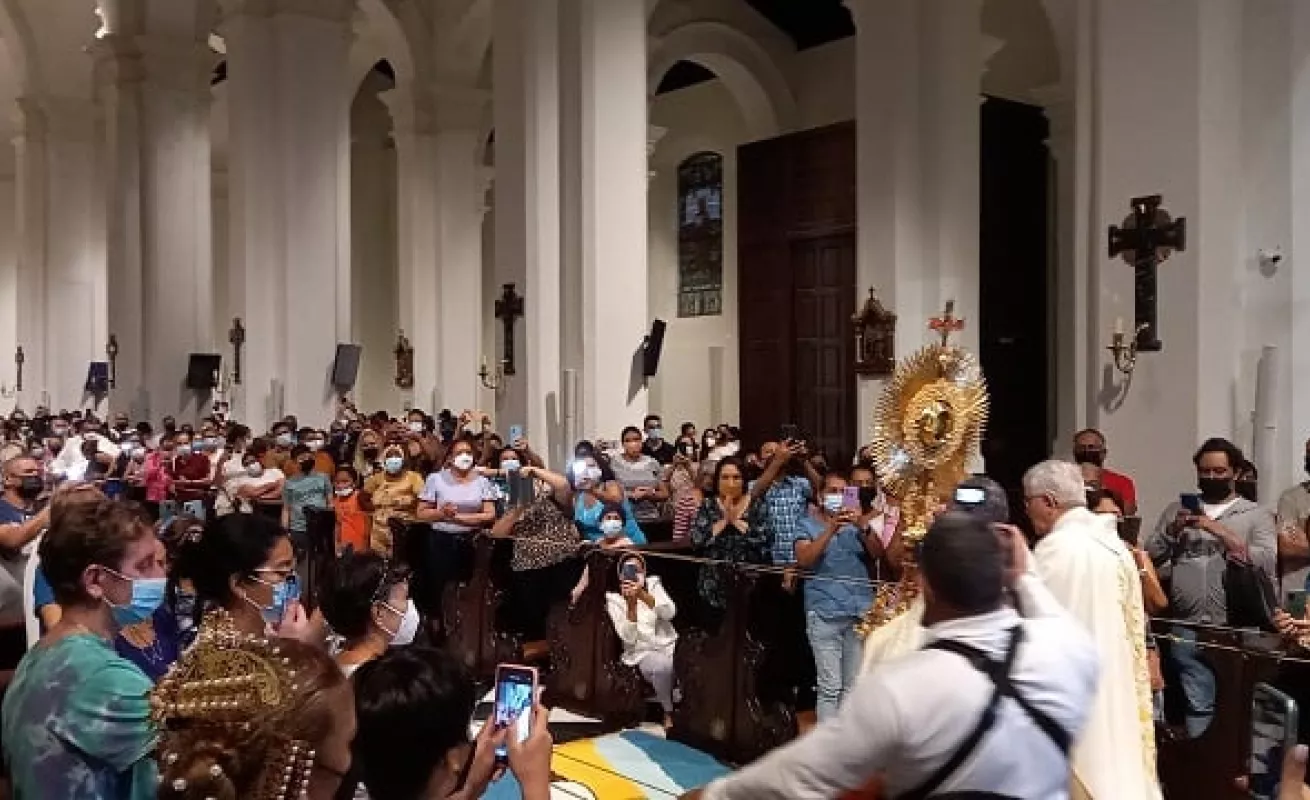 Conmemoración del Corpus Christi en el Casco Antiguo (Fotos)