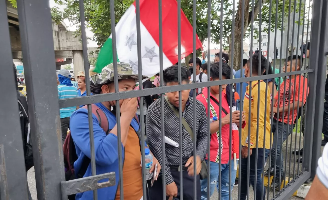 Originarios marchan por sus derechos en la capital