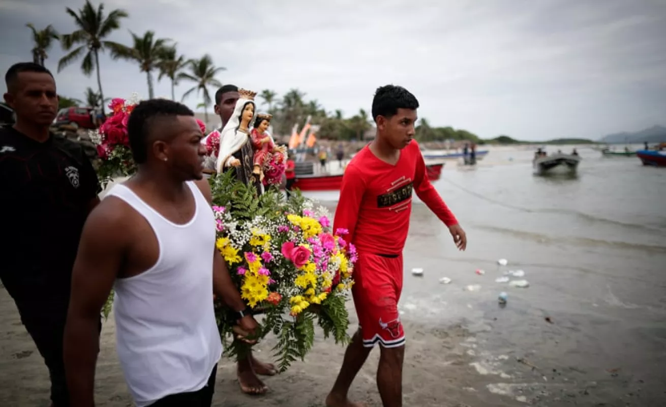 Devoción por la Virgen del Carmen se desborda en el pequeño pueblo pesquero en Punta Chame (Fotos)