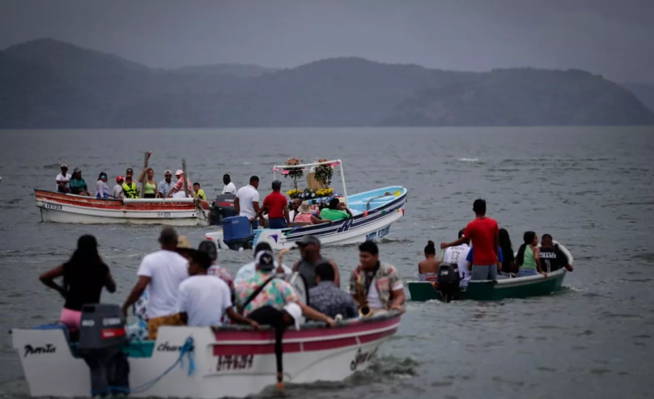Devoción por la Virgen del Carmen se desborda en el pequeño pueblo pesquero en Punta Chame (Fotos)