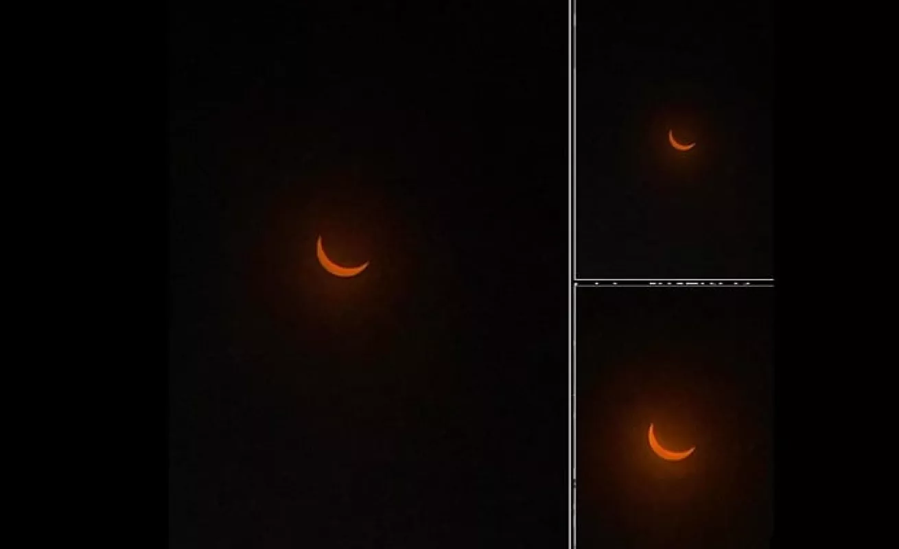 Eclipse solar desde varios puntos de de América (Fotos)